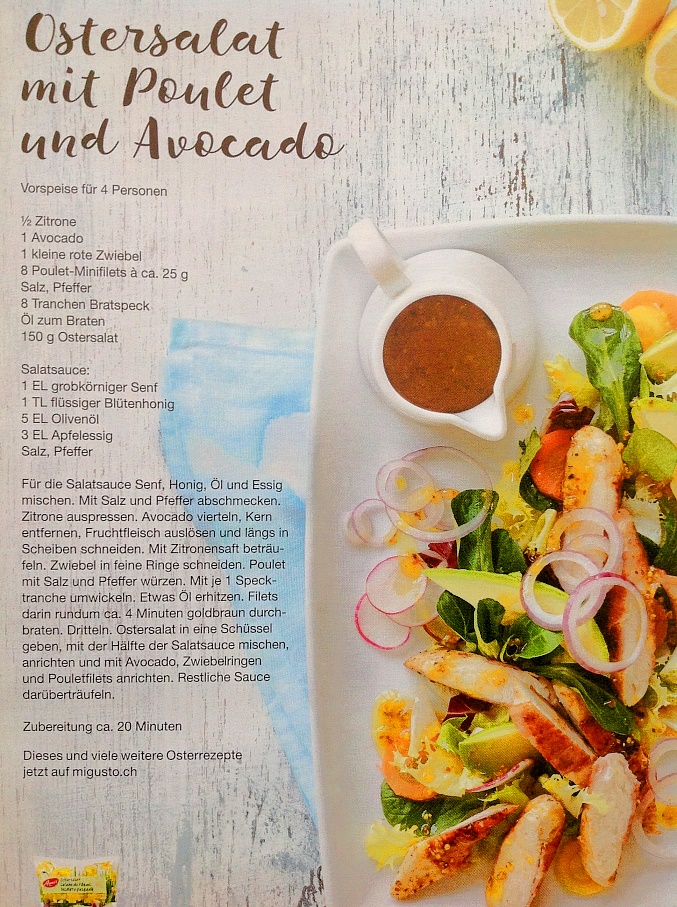 POULETSALAT MIT AVOCADO